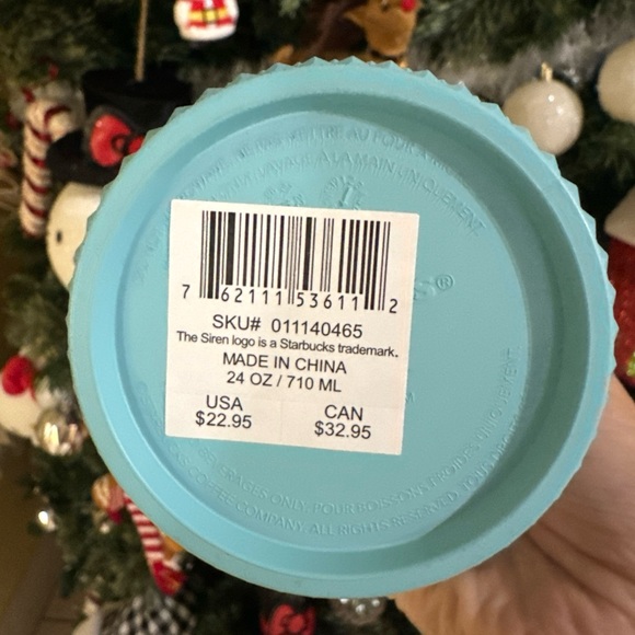 Authentic Blue Ombré Starbucks tumbler - Picture 2 of 2